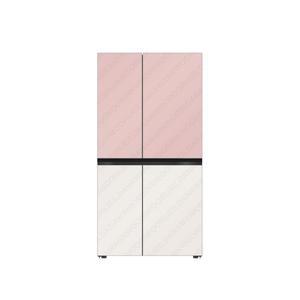 [LG][K]LG전자 오브제컬렉션 832L 미스트 핑크+미스트 베이지 양문형냉장고 S834PB35