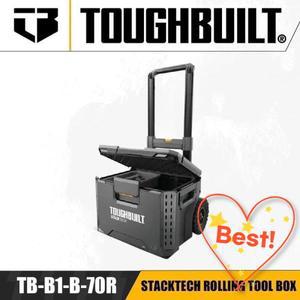 TOUGHBUILT TB-B1-B-70R StackTech 롤링 도구 상자  유지 보수 부품 보관함 이동식 트롤리