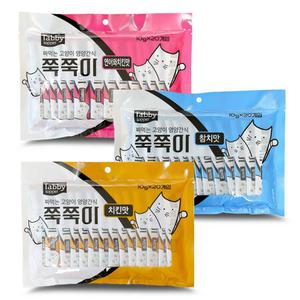 테비토퍼 쭉쭉이 10g 20개입 짜먹는 고양이츄르 영양간식