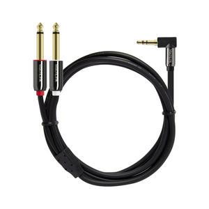 3극 꺾임 스테레오 TO 5.5 6.3 모노 Y 오디오 케이블 5M ML-TSY6050