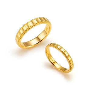 갤러리아 여자 남자 순금 반지 유광 밀그레인 24K 11.25g