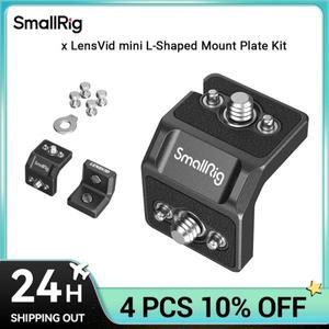 SmallRig x LensVid 미니 소형 L자형 마운트 플레이트 키트 하중 1.2kg 90 ° 각도 설치 솔루션 제공 MD436