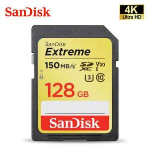캐논 EOS-200D/EOS-100D/EOS-550D 카메라용 샌디스크 128G SDXC 메모리카드 4K촬영지원