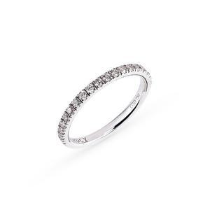 [도로시] 14k 첼시 랩 다이아몬드 하프 이터니티 반지(1.6mm)