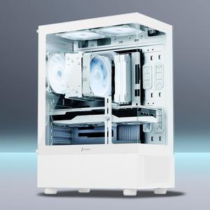 주연테크 MARINE D3v55GW 화이트 AMD 라이젠5 5500GT 사무용 가정용 게이밍 데스크탑 PC Windows11 Home