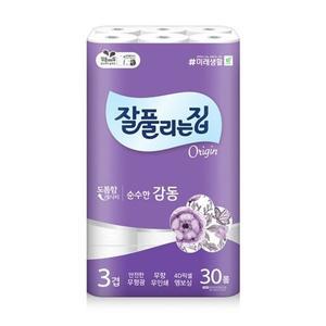 [잘풀리는집]순수한감동 화장지 25M x 30롤 x 1팩