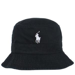폴로랄프로렌 25SS 포니 로고 버킷햇 블랙 710798567 006