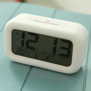 알람 New 스퀘어 탁상시계(화이트) 엠보