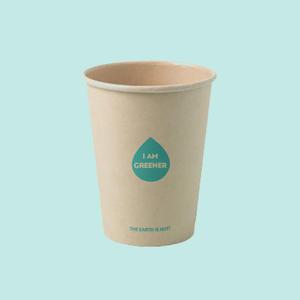 대나무 종이컵 12oz 인쇄 100개