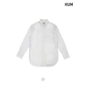 [하프클럽/HUM]유니)50수평직 오버핏 변형ST 셔츠(FHMSCSL703M)