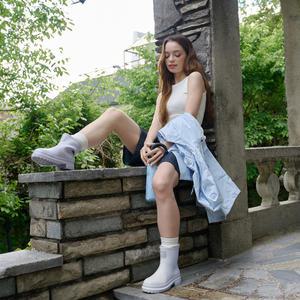 [롯데백화점]리끌로우 레인부츠 RE-RAIN BOOTS PURPLE