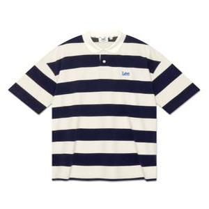 LEE 럭비 반팔 티셔츠 B1 LE2502ST30 NA PI