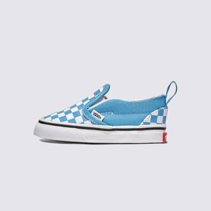 갤러리아 (토들러) VANS 컬러 띠어리 체커보드 슬립온 벨크로 (VN000D0TE2W) 센터