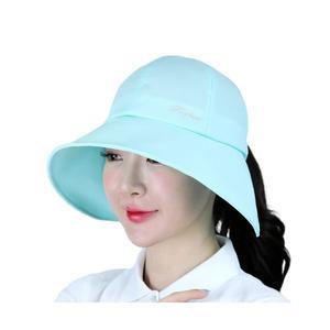 루페오 여성 자수 와이드 챙넓은 골프 버킷햇 벙거지 모자