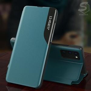 [수나르]갤럭시A52 A52s 5G A526 A528 클리어뷰 가죽 스탠딩 플립 커버 핸드폰 케이스