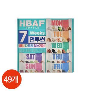 갤러리아 HBAF 바프 먼투썬 7주 견과류 20g x 49봉