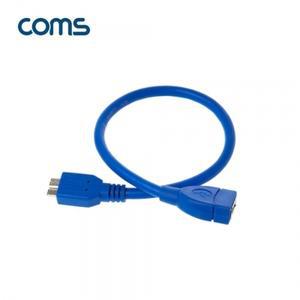 USB 3.0 젠더 변환 케이블 Micro B MA F 30cm