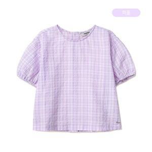[레노마키즈]체크크롭블라우스 R2322B355-1