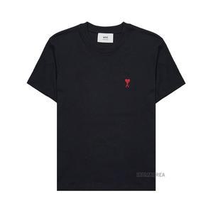 [아미](김해점) SS25 공용 스몰 하트 티셔츠 BFUTS035 724 001