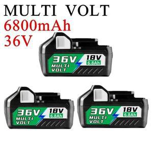 Hikoki Hitachi Metabo HPT 무선 전동 공구 BSL36A18용 1836V 리튬 이온 슬라이드 교체 배터리 3.86.8Ah 업