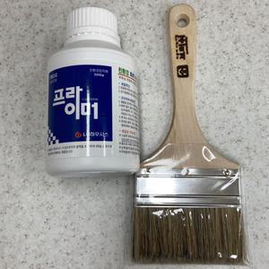 시트지 시공구 수성 프라이머 붓세트지 지구 지붓 지작업