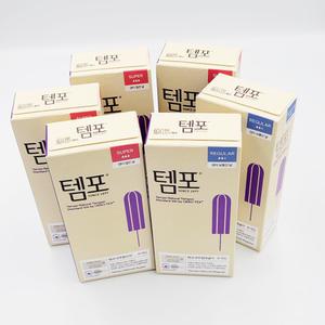 뉴템포 유기농 프리미엄 탐폰8P(슈퍼x4개+레귤러x2개)