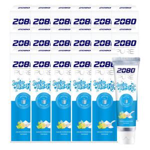 애경 2080 퓨어 베이킹소다 레몬라임 치약 120g 18개