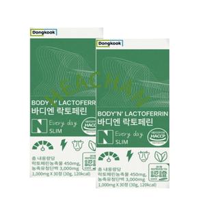 동국제약 바디엔(슬림엔)락토페린 1,000mg×30정 2개