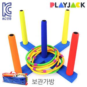 부드러운 폼소재 고리던지기 고리6개 기둥5개 소프트 링게임