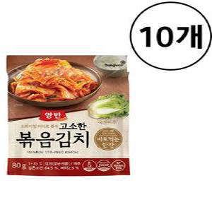 동원 양반(파우치)볶음김치 80g x10개