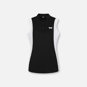 PXG골프민소매 JQJ PGMPW1305-21 여성 여름 칼라 블록 슬리브리스