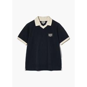 [마리떼프랑소와저버]마리떼 공용 무브먼트 카라 티셔츠 MOUVEMENT UNI COLLAR TEE navy
