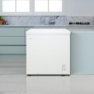2025 New 누비아 다용도 냉동고 NF-C200W 200L 미니 가정용 소형 업소용 다목적 대용량 8단계 온도조절