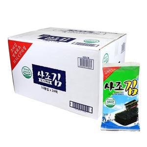 사조 도시락김 한박스 (1.8gX10봉X24ea) /업소용 조미김
