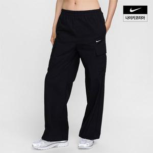 나이키 NIKE 스포츠웨어 에브리씽 우븐 여성 미드라이즈 카고 팬츠 바지 FV7644 010
