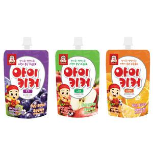 정관장 아이키커 100ml x 10팩 홍삼음료 사과 포도 오렌지 어린이음료