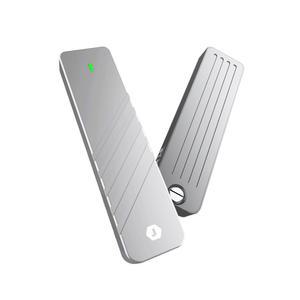 :장우컴퍼니 i9 pro C타입 10G M.2 NVMe SSD 외장케이스 실버 (SSD미포함)