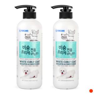 포켄스 강아지 샴푸 린스 비숑프리제 전용 550ml X2
