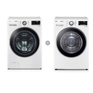 [LG] 트롬 세트모델 F21WDLP+RH19WTWN (드럼세탁기+건조기) / F21WDLP-9WW