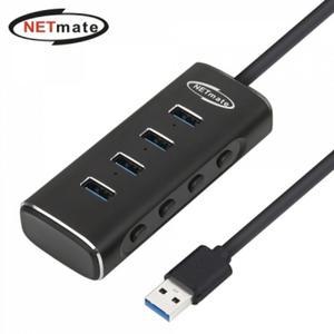 NETmate NM-UBA303 USB3.1 4포트 허브 /멀티/USB허브/컴퓨터/노트북/스마트폰/공유기/멀티탭/케이블