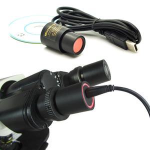현미경 CMOS USB 카메라 디지털 접안 현미경용 드라이버 2MP