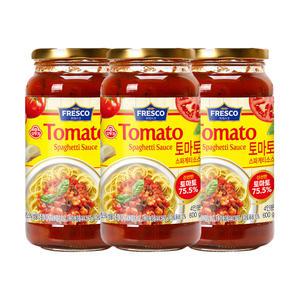 오뚜기프레스코 토마토 스파게티소스 600g 3개