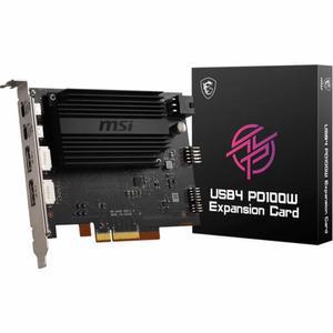 MSI USB4 카드 3 0 속도 40Gbp PD100W 충전 전송 8K PCIe