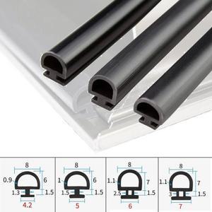 10M 하단 도어 스트립 밀봉 씰링 도어 절약 EPDM 에너지 브리지 플라스틱 알루미늄 7mm