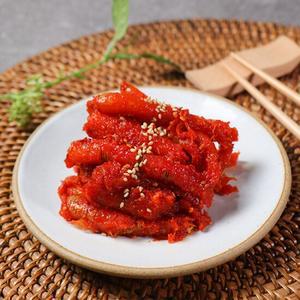 아삭한맛 고유의향 국내산 생더덕무침 500g