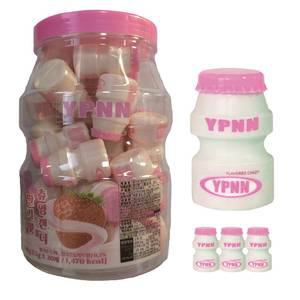 YPNN 딸기요거트향 츄잉캔디 미니 야쿠르트 사탕 12g x 30개 (1통)