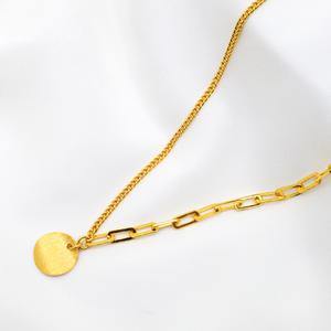 한국공인금거래소 순금 24K 웨이비 라운드 목걸이 11.25g 3돈 선물 금목걸이 기념
