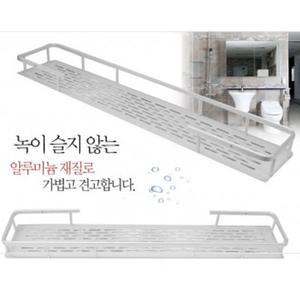 I40013A 바스 알루미늄 일자선반 욕실 40cm 60cm 알미늄 수납장 화장실 흡착 부착