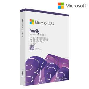 MS정품인증점 마이크로소프트 365 패밀리 with AI PKC 가정용 1년 최대 6인 오피스365 제품키 코파일럿 엑셀 파워포인트 워드 원드라이브 1TB