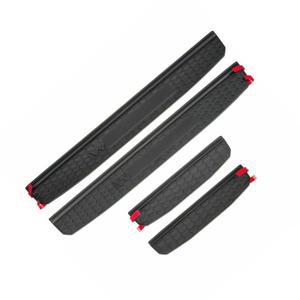 82215394 SINOCMP용 블랙 몰드 문짝 실 가드 18-23 지프 랭글러 스타일링 몰딩 자동차 액세서리 OEM 4 4PCs
